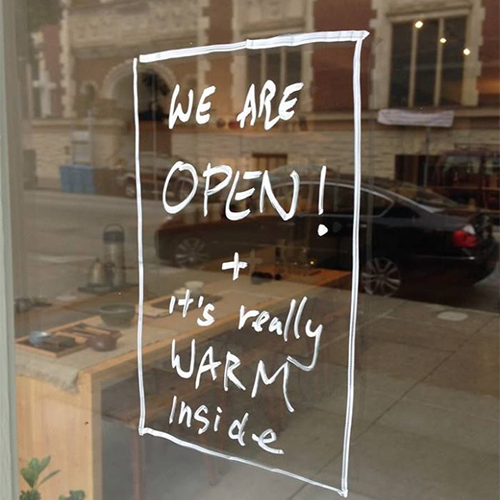 We are Open