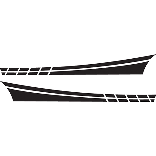 2 x Side Racing Stickers