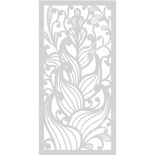 Flower Patter Glass Art