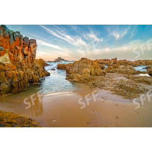 Knysna heads sunset