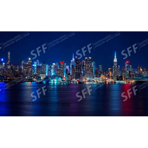 New York city at night Hamilton Park