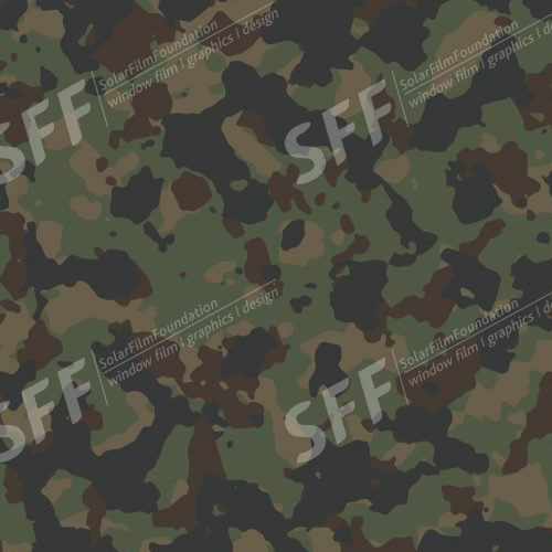 Seamless classic faded woodland camouflage pattern