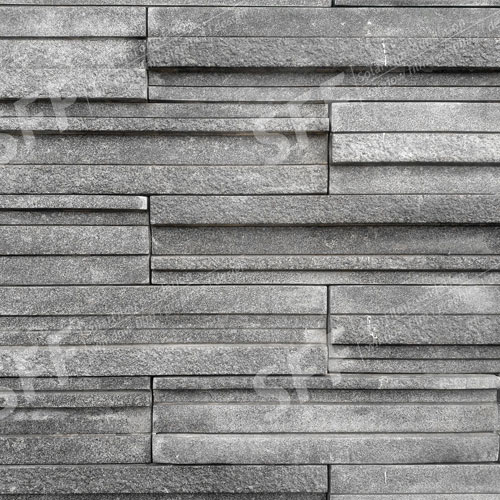 Seamless texture, background, stone decorative black slate wall